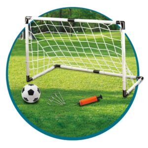 Sunday Porta da Calcio 93x49x61 Cm, Con Palla e Pompa Inclusa