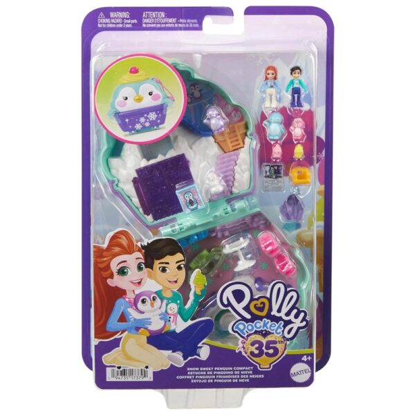 Mattel Polly Pocket, Cofanetto Dolce Pinguino