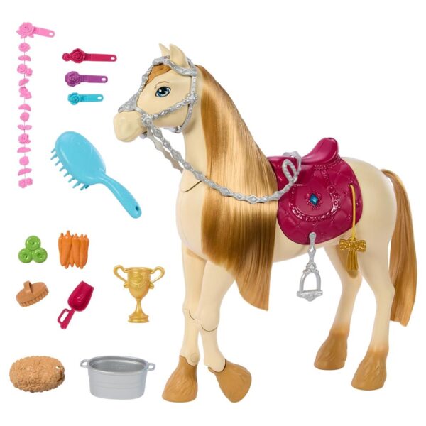 Mattel Tornado, cavallo Interattivo Con Luci, Musica e Accessori