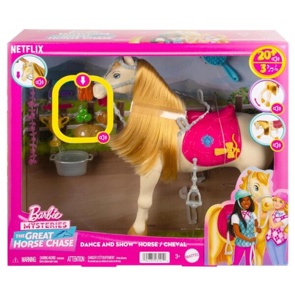 Mattel Tornado, cavallo Interattivo Con Luci, Musica e Accessori