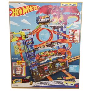 Hot Wheels City Playset, Mega Garage Let's Race Netflix