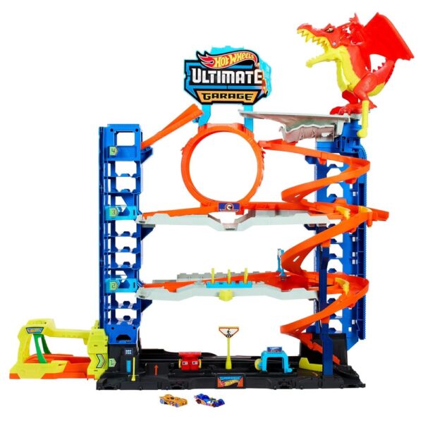 Hot Wheels City Playset, Mega Garage Let's Race Netflix