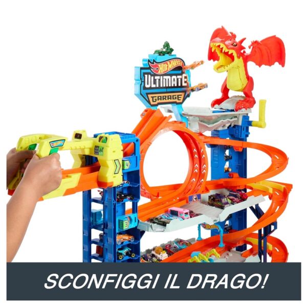Hot Wheels City Playset, Mega Garage Let's Race Netflix