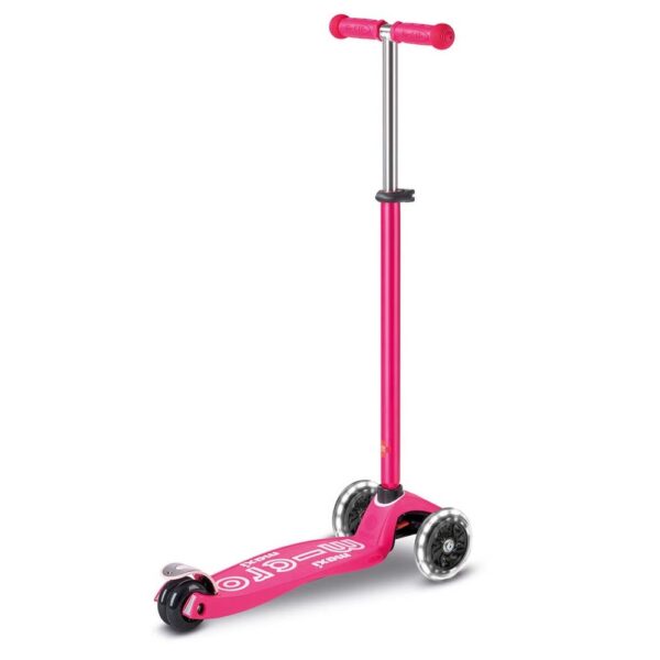 Micro Monopattino 3 Ruote Maxi Micro Deluxe Rosa LED