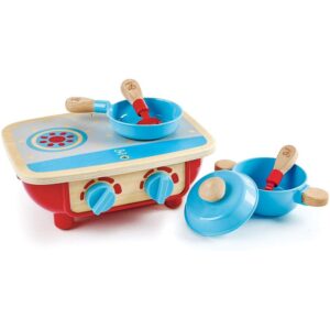Hape Set Fornelli Da Cucina Salvaspazio Con Accessori