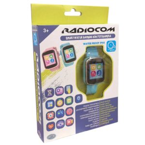 Radiocom Smartwatch Water Proof IP66 Per Bambino Con Fotocamera, Blu