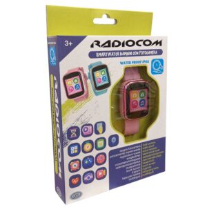 Radiocom Smartwatch Water Proof IP66 Per Bambino Con Fotocamera, Rosa