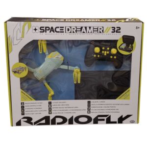 Radiofly Drone RC 32 Cm, 2,4 Ghz Ripiegabile Con Custodia, Space Dreamer 32