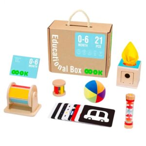 Giraffa Educational Box Per Bambini Dai 0-6 Mesi