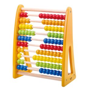 Giraffa Pallottoliere In Legno Multicolore