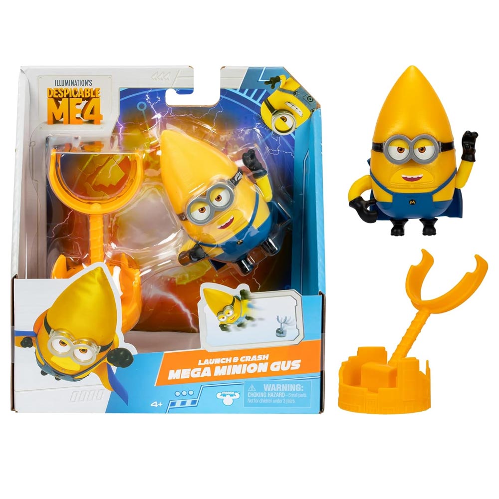 Giochi Preziosi Personaggio Mega Minion Gus - Launch e Blast