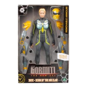 Giochi Preziosi Gormiti The New Era, Action Figure 27 Cm Con Armatura Rimovibile, Sky Clan Dell'Aria