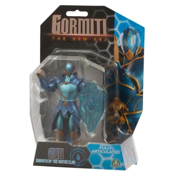 Giochi Preziosi Gormiti The New Era, Action Figure 15 Cm, Aqu Clan Dell'Acqua