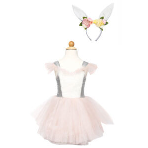 Great Pretenders Vestito Coniglietto Con Cerchietto, Taglia Elasticizzata 5-6 anni