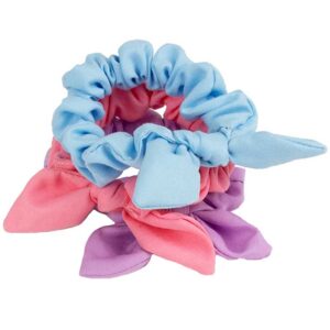 Great Pretenders Set di Elastici per Capelli 3 Pezzi - Lilla, Rosa e Blu