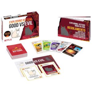 Asmodee Gioco di Società, Exploding Kittens Good Vs Evil