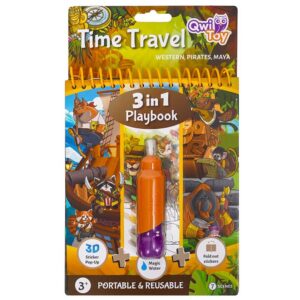 QwiToy, Libro Gioco 3 in 1 - Viaggi