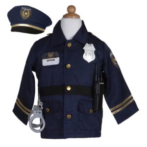 Great Pretenders Costume da Poliziotto Americano Con Accessori, Taglia Elasticizzata 5-6 Anni