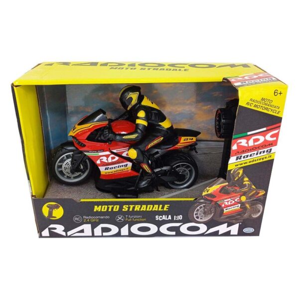 Radiocom Moto Da Corsa Radiocomandata Sc 1:10 2Ch 2.4GHz, RDC Racing