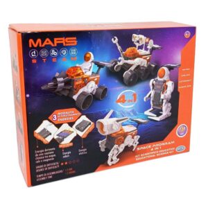 Radiocom Set Space Program 4 in 1 Mars - Veicoli Spaziali da Assemblare