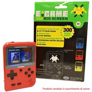 Radiocom Egame - Console Portatile 300 Giochi Inclusi - Egame 300 Big Screen