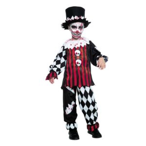 Carnaval Queen, Costume Horror Clown, 5-6 Anni