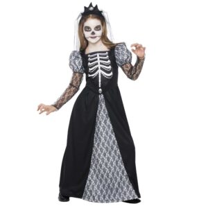 Carnaval Queen, Costume Lady Skeletra, 7-8 Anni