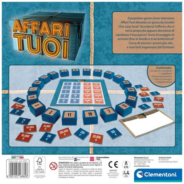 Clementoni Gioco Da Tavolo, Affari Tuoi