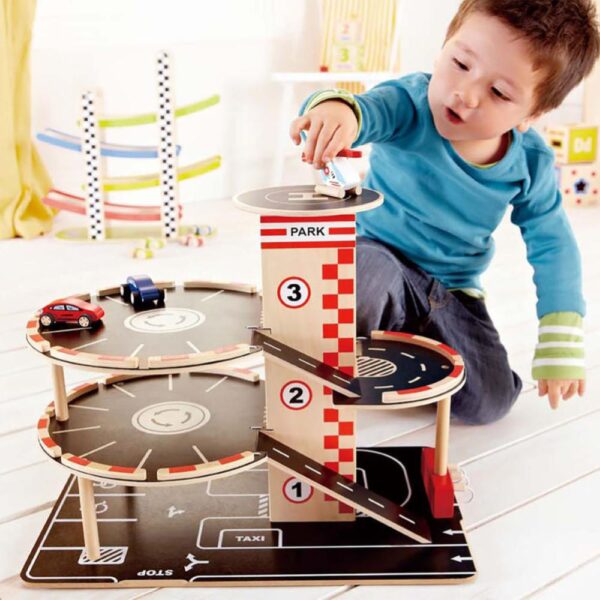 Hape Garage Multipiano Parcheggia e Vai