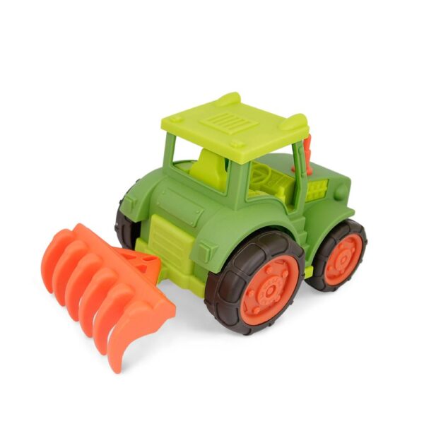 B Toys Trattore Con Aratro, Super Resistant Per Bambini Dai 12 Mesi