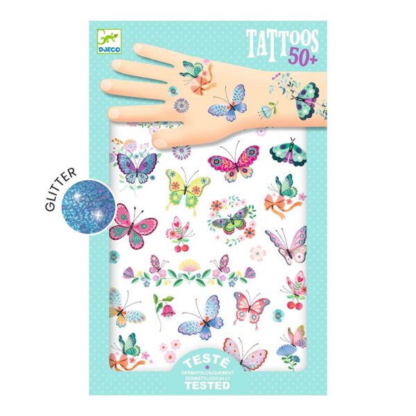 Djeco Tatuaggi Temporanei, Farfalle dei Sogni