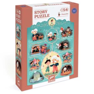 Djeco Puzzle Pinocchio - 54 Pezzi con Personaggi per Giocare