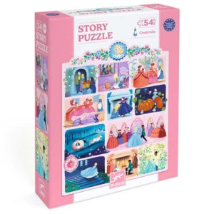 Djeco Puzzle Cenerentola - 54 Pezzi con Personaggi per Giocare