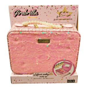 Nice Girabrilla Beauty Make Up Completo Di Trucchi, Rosa