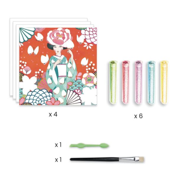 Djeco Quadri con Lustrini Glitter Board, Daydream