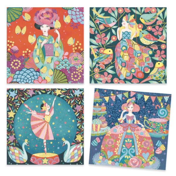 Djeco Quadri con Lustrini Glitter Board, Daydream