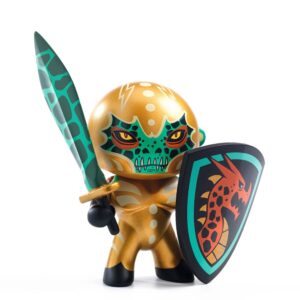 Djeco Personaggio 7,5 Cm Con Accessorio, Arty Toys, Draco knight