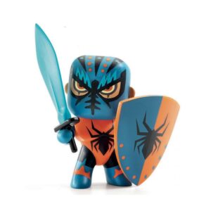 Djeco Personaggio 7,5 Cm Con Accessorio, Arty Toys Knight, Spider knight