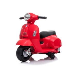 Colibrì Moto Mini Vespa GTS Elettrica 6 Volt LiPo, Dai 24 mesi, Rosso