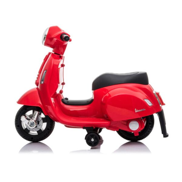 Colibrì Moto Mini Vespa GTS Elettrica 6 Volt LiPo, Dai 24 mesi, Rosso