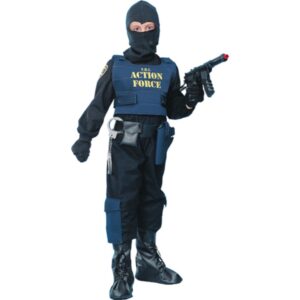 Carnaval Queen, Costume G-Man Agente Speciale, 7-8 Anni