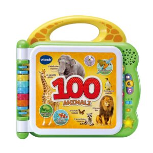 Vtech, Il Mio Primo Libro Illustrato Bilingue, 100 Animali