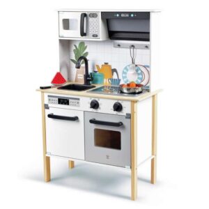 Hape Cucina In Legno Interattiva Smart 60x91,8x30 Cm