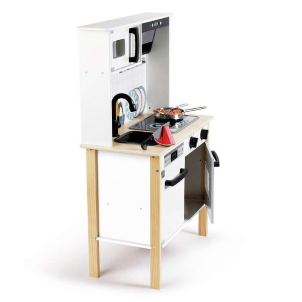 Hape Cucina In Legno Interattiva Smart 60x91,8x30 Cm