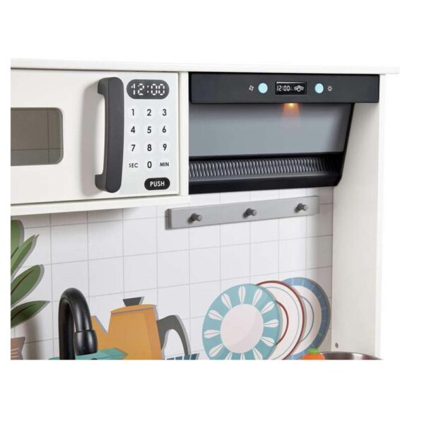 Hape Cucina In Legno Interattiva Smart 60x91,8x30 Cm