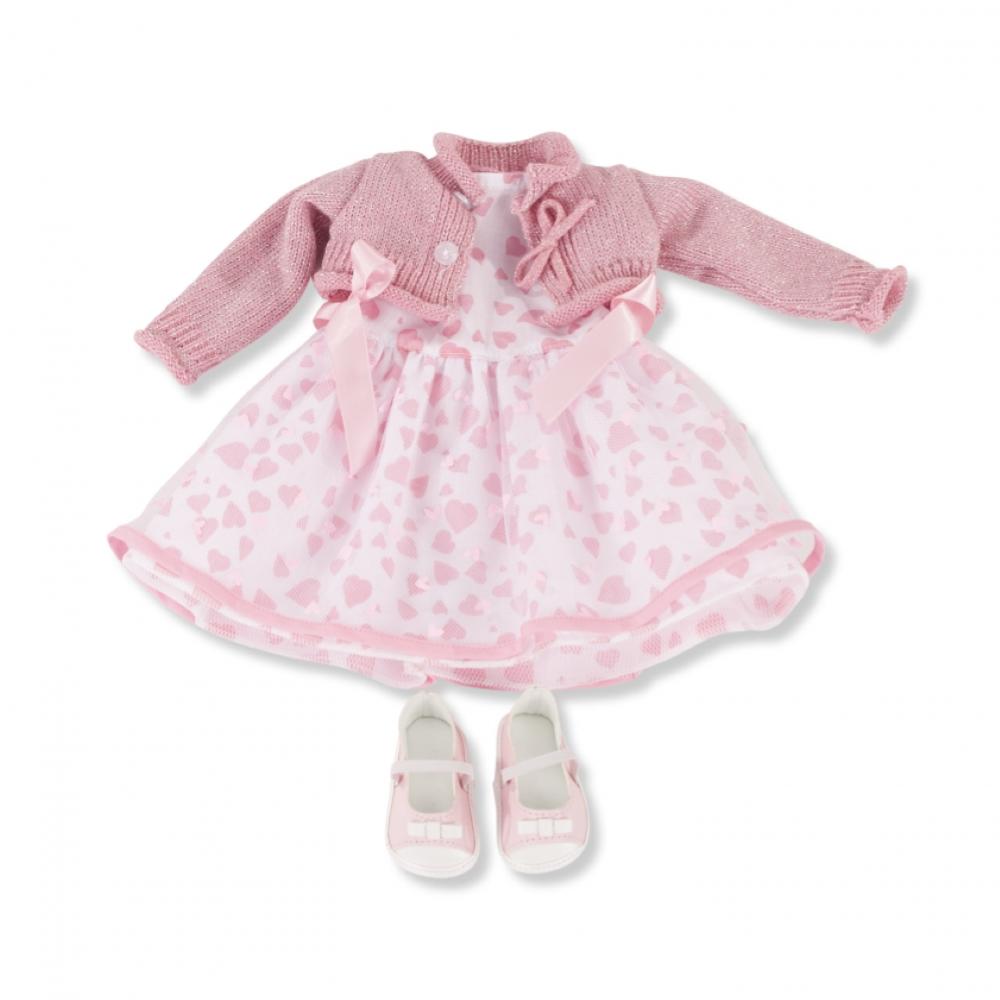 Gotz Abito Rosa Con Cardican e Sandali, Pink Love Per Bambole M-XL 45-50Cm