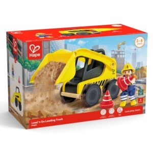 Hape Camion Da Cantiere Pala Meccanica - Plastica e Legno