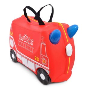 Trunki Valigia Cavalcabile Con Ruote, Fire Truck Red