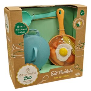 Maisonelle Set 9 Pezzi Pentole In Bioplastica