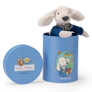 Moulin Roty, Cane Pilou blu in scatola